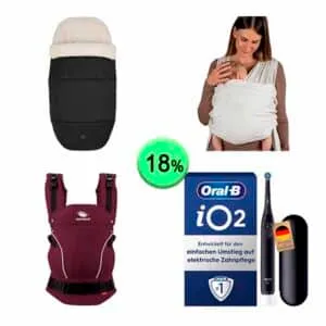 Caja de 19 productos de Bebé y cuidado personal sin revisar