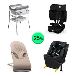 Pallet de 19 productos de Bebé y cuidado personal sin revisar