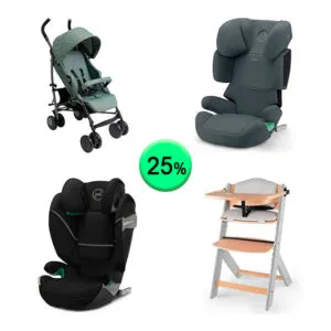 Pallet de 25 productos de Bebé y cuidado personal sin revisar