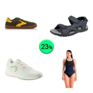 Caja de 44 artículos de Ropa y Deporte Sin Revisar