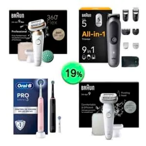 Caja de 32 productos de Bebé y cuidado personal sin revisar