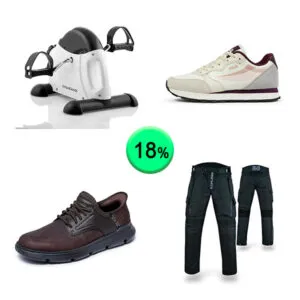 Caja de 38 artículos de Ropa y Deporte sin revisar
