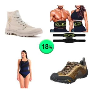 Caja de 38 artículos de Ropa y Deporte sin revisar