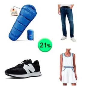 Caja de 44 productos de Ropa y Deporte Sin Revisar