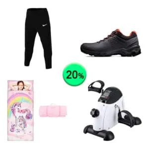 Caja de 38 artículos de Ropa y Deporte Sin Revisar