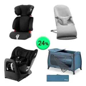 Pallet de 18 productos de Bebé y cuidado personal sin revisar
