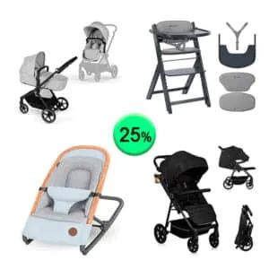 Pallet de 20 productos de Bebé y cuidado personal sin revisar