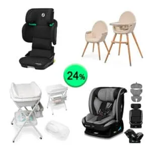 Pallet de 17 productos de Bebé y cuidado personal sin revisar