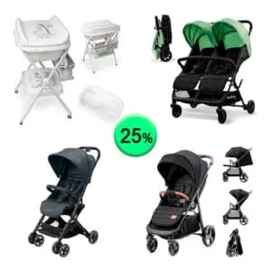 Pallet de 20 productos de Bebé y cuidado personal sin revisar