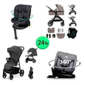 Pallet de 23 productos de Bebé y cuidado personal sin revisar