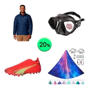 Caja de 43 artículos de Ropa y Deporte Sin Revisar