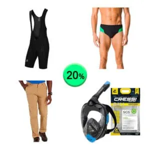 Caja de 61 productos de Ropa y Deporte sin revisar