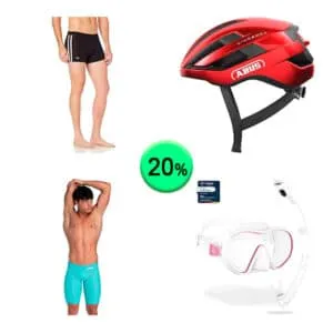 Caja de 39 artículos de Ropa y deporte sin revisar