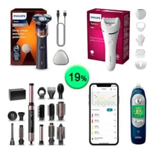 Caja de 28 productos de Bebé y cuidado personal sin revisar
