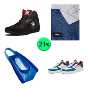 Caja de 39 artículos de Ropa y deporte sin revisar