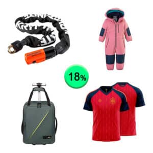 Caja de 42 artículos de Ropa y Deporte sin revisar