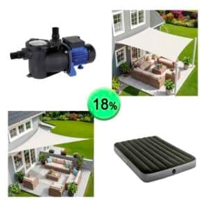 Caja de 21 artículos de Hogar y jardín sin revisar