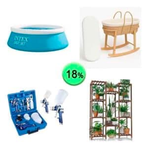 Caja de 17 Artículos de Hogar y Jardín Sin Revisar