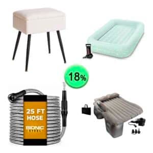 Caja de 29 artículos de Hogar y jardín sin revisar