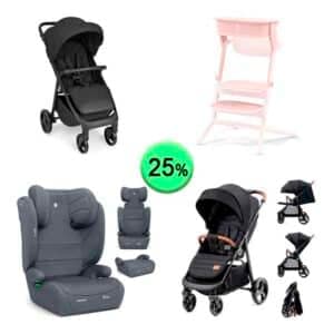 Pallet de 21 productos de Bebé y cuidado personal sin revisar