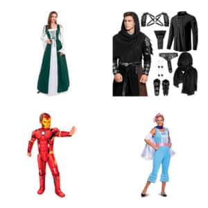 Box of 38 Costumes Unchecked
