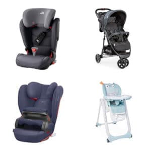Palette de 22 articles pour bébé et soins personnels non révisés