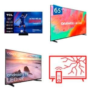 Pallet of 5 Unchecked Televisions