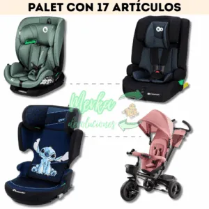 Pallet de 17 Productos de Bebé Sin Revisar