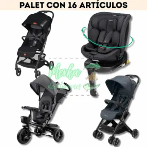 Palet de 16 Productos de Bebé Sin Revisar