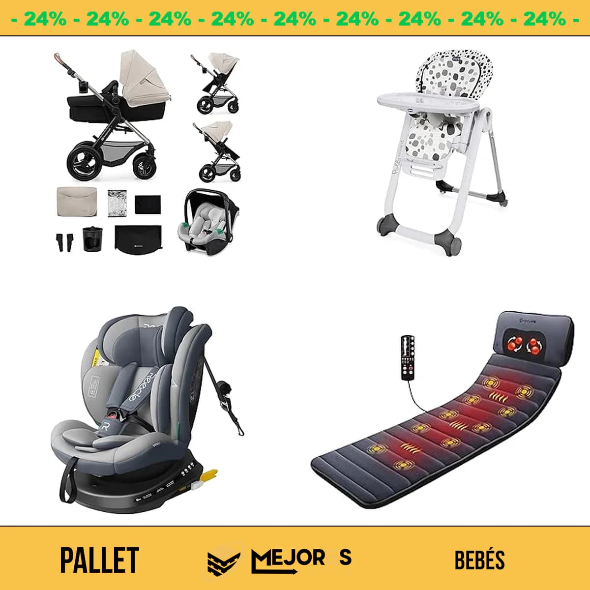 Pallet de 14 Items Sin Revisar, Bebés