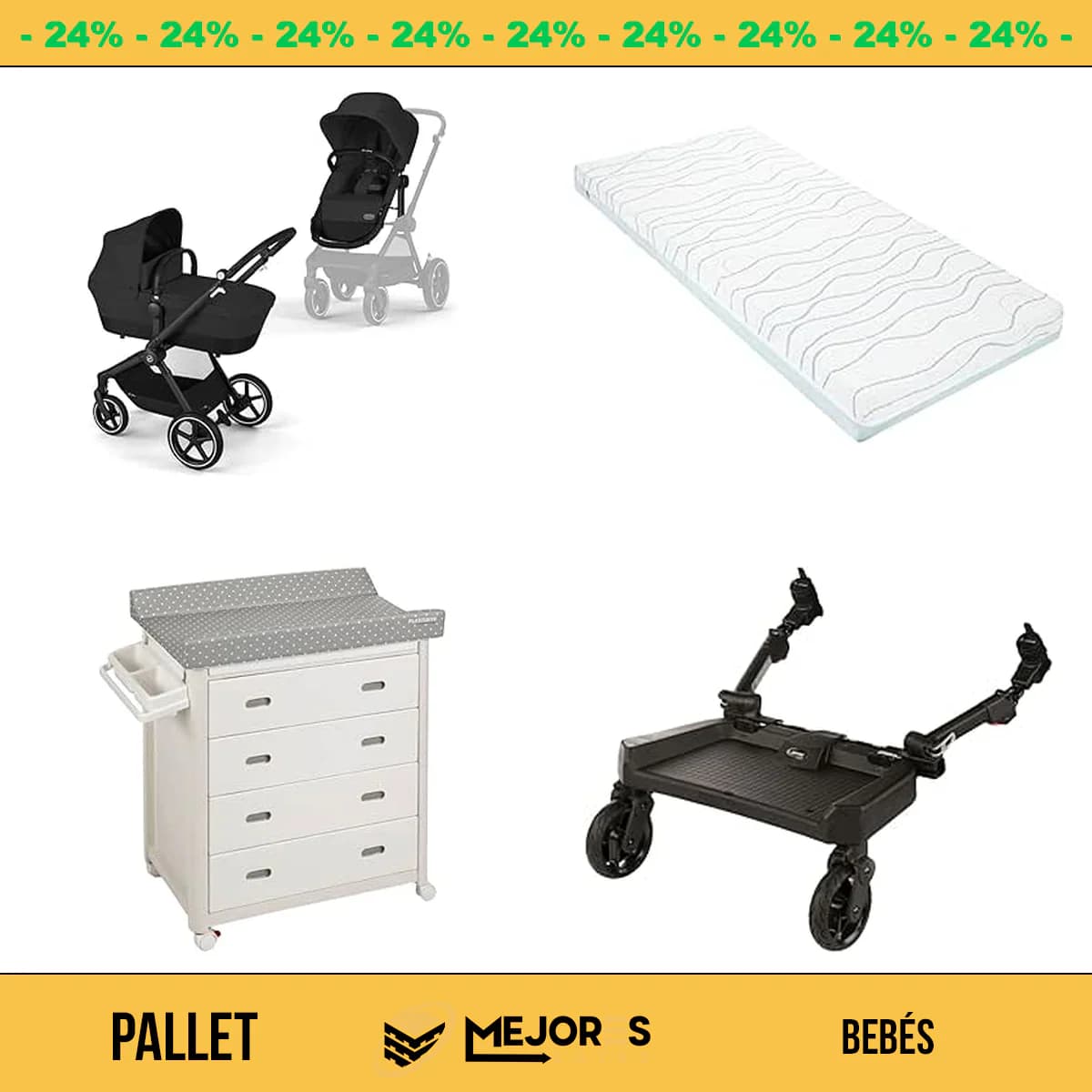Pallet de 13 Artículos Sin Revisar, Bebés