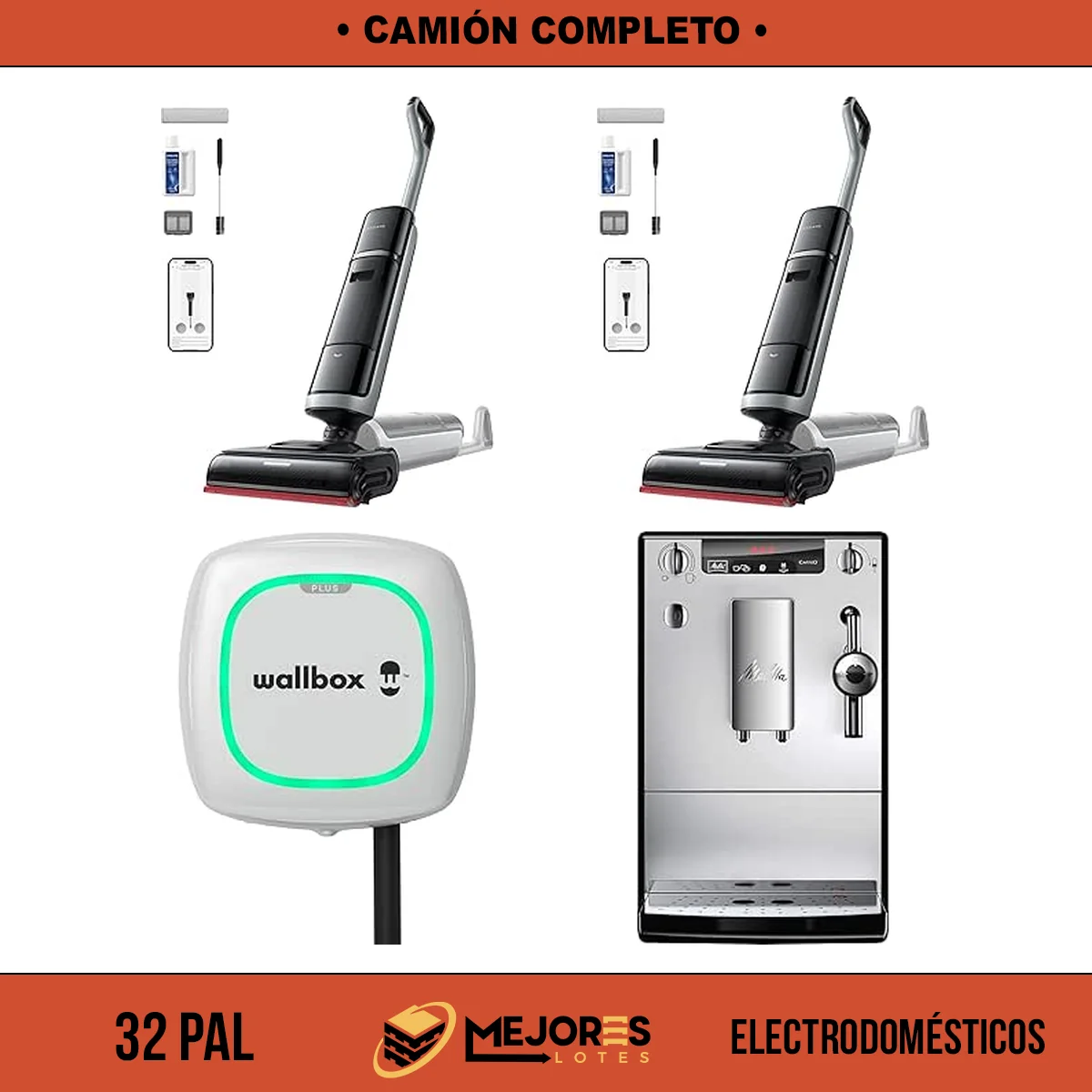Camión Completo de 721 Electrodomésticos Sin Revisar