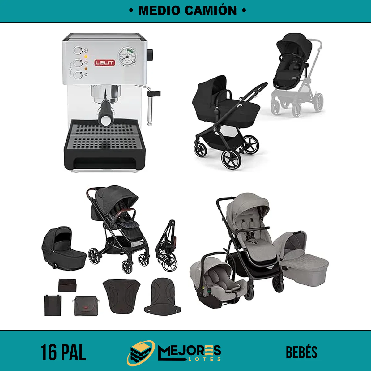 Pallet Pack de 205 Items Sin Revisar, Mixto, Lote #S109205