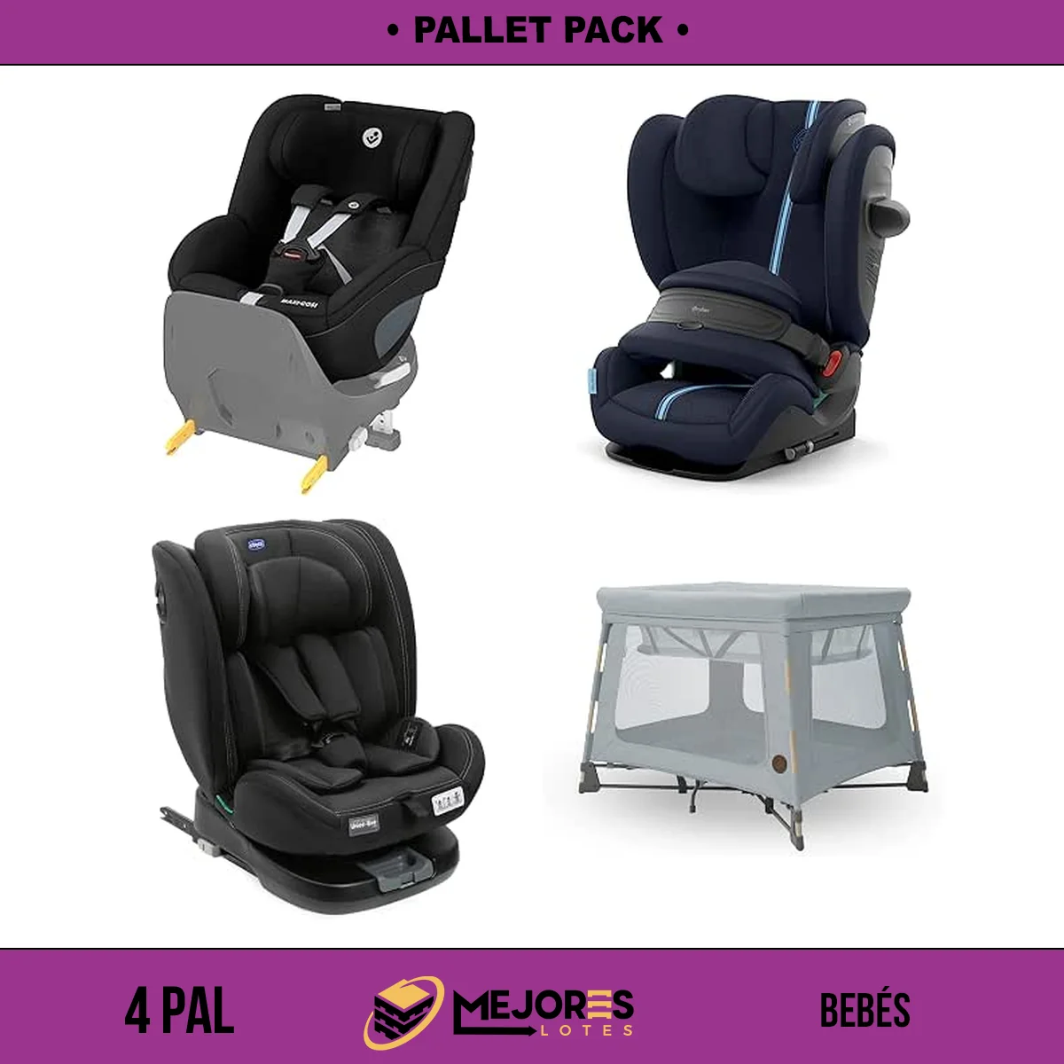 Pallet de 84 Artículos de Bebé Sin Revisar