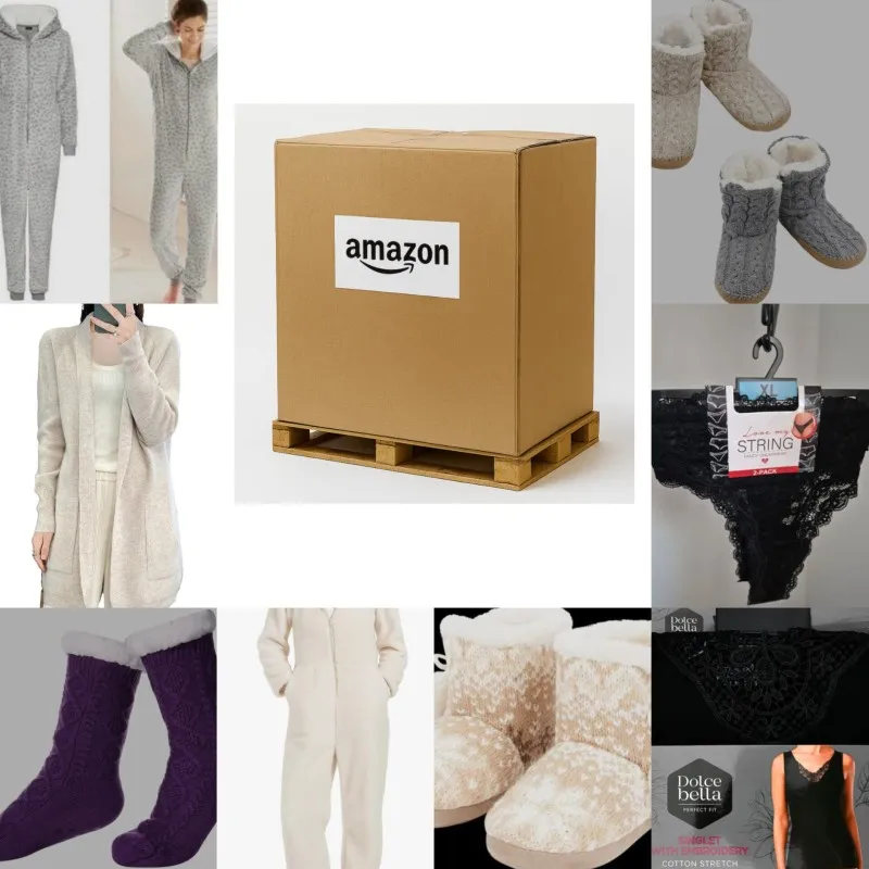 Pallet de 300 Prendas de Ropa y Moda Sin Revisar