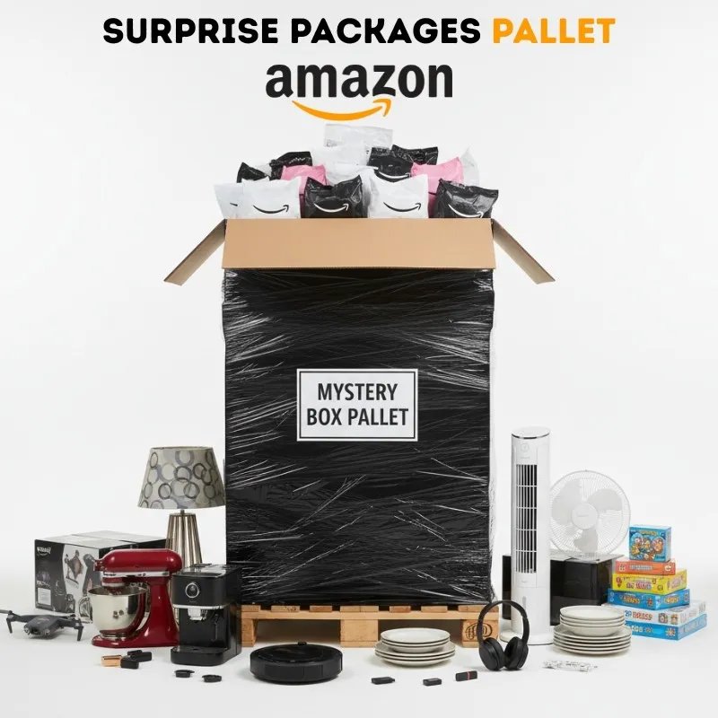 Pallet de 300 Paquetes Sorpresa Amazon Sin Revisar