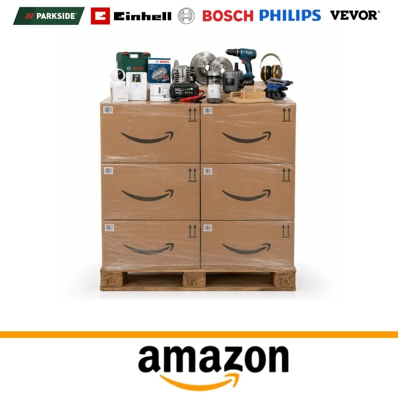 Pallet de más de 300 productos de Automoción, Herramientas, Ferretería, Seguridad y Hogar Sin Revisar