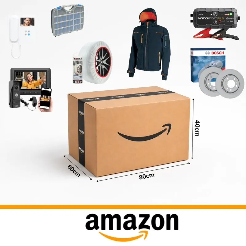 Caja de 49 productos de Automoción, Ferretería y Hogar Sin Revisar