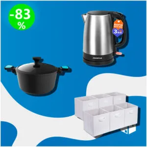 Caja de 46 productos de Hogar sin revisar