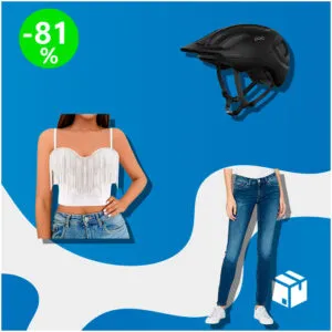 Caja de 56 productos de Deporte y Ropa sin revisar