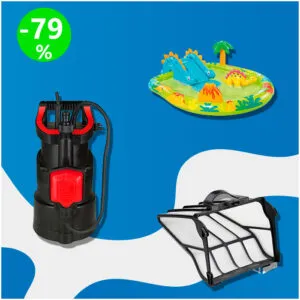 Caja de 16 Productos de Jardín y Piscina Sin Revisar