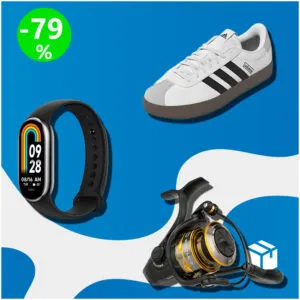 Caja de 55 productos de Deporte y Ropa