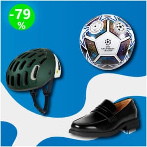 Caja de 33 productos de Deporte y Ropa sin revisar
