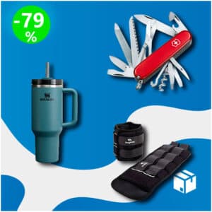 Caja de 33 Productos de Deporte y Ropa Sin Revisar