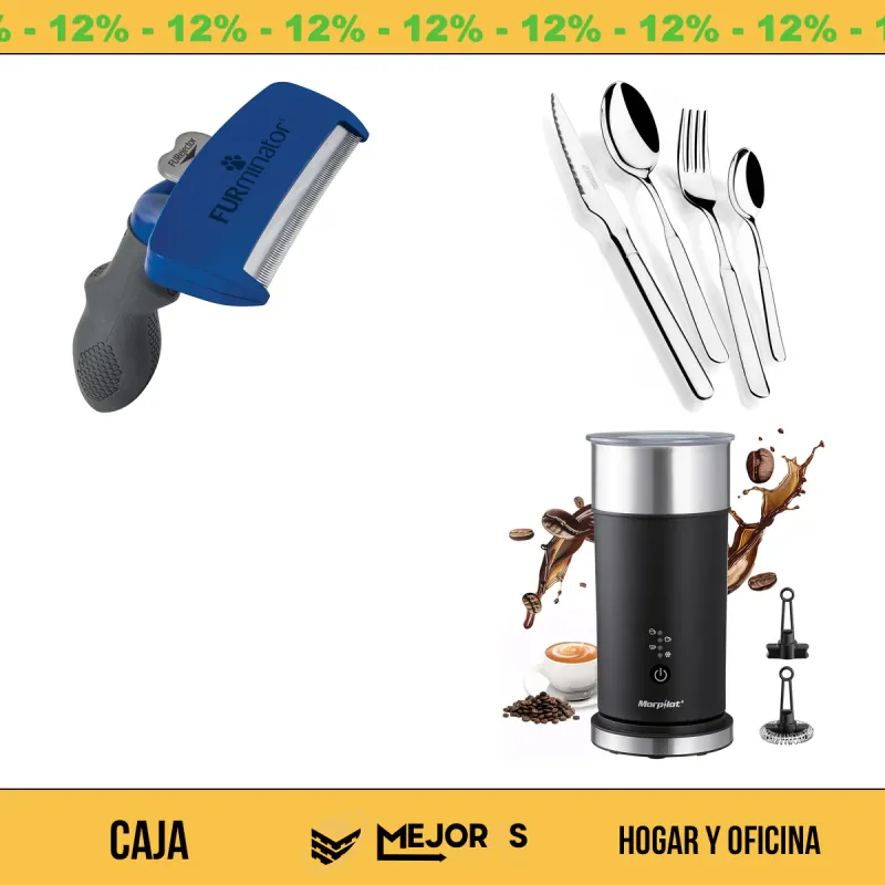 Caja de 6 Items Sin Revisar, Hogar y Oficina