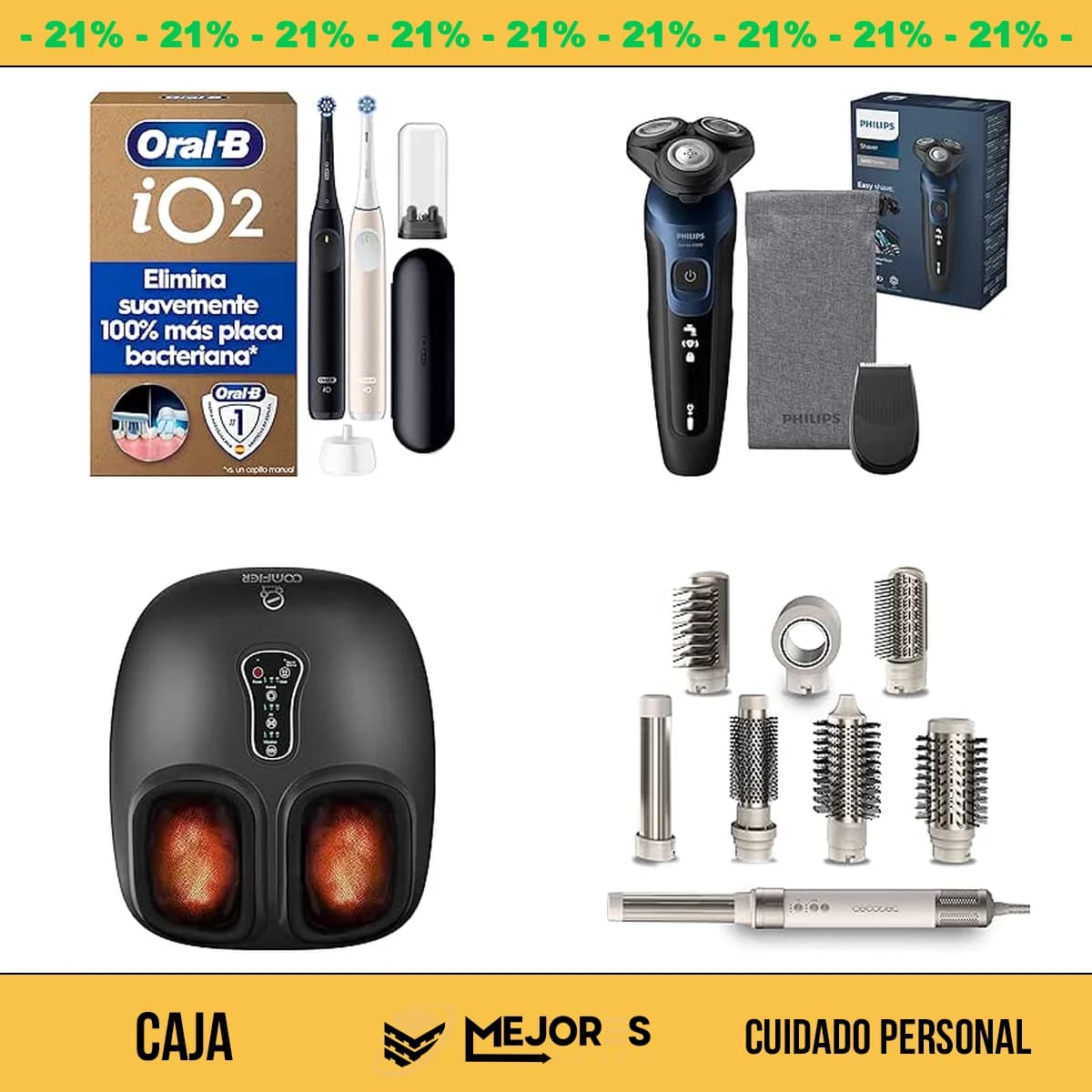 Caja de 21 Items Sin Revisar, Cuidado Personal
