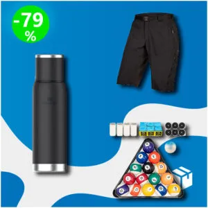 Caja de 32 productos de Deporte y Ropa sin revisar