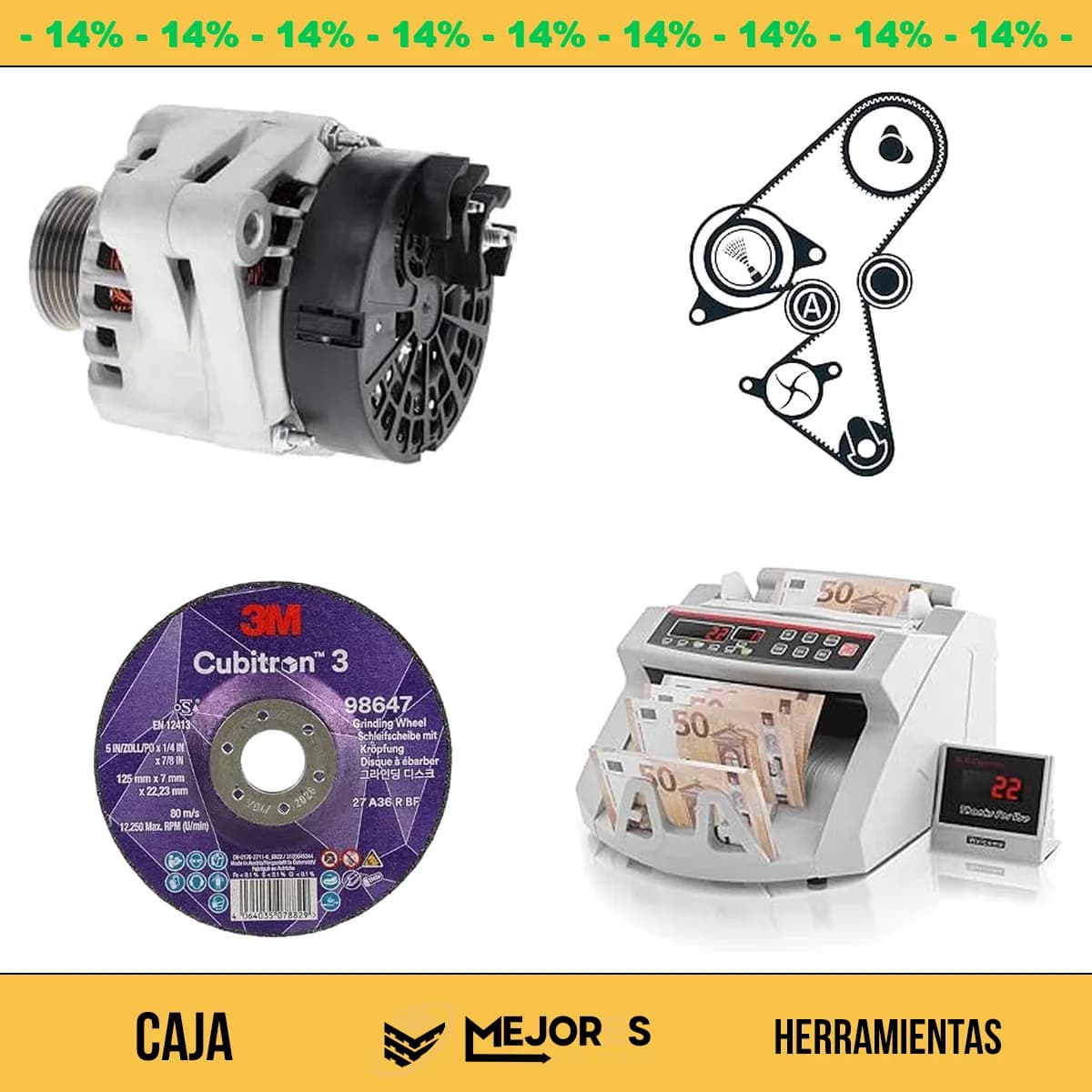 Caja de 32 Herramientas Sin Revisar
