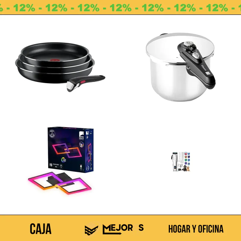 Caja de 19 Items Sin Revisar, Hogar y Oficina