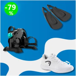 Caja de 21 productos de Deporte y Ropa sin revisar